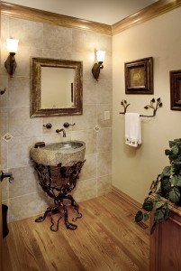 Powder Room - Centennial Ranch Remodel | Cambridge Colorado